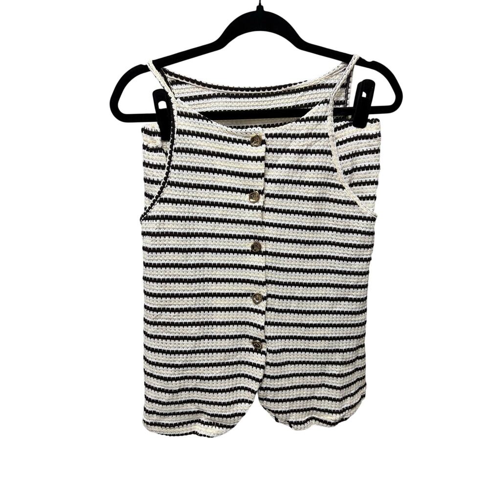 NWOT-M-Shein Casual Striped Cami/Shorts Set